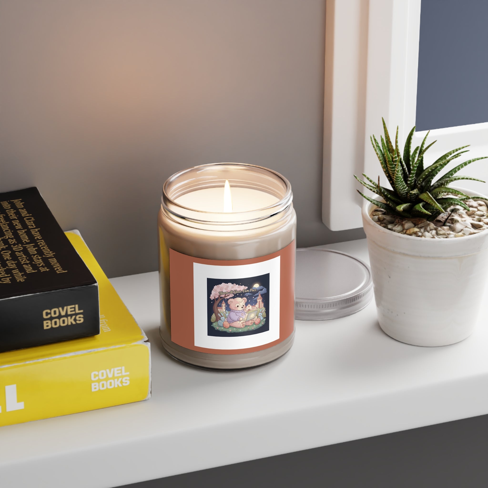 Bear Scented Candle – Bloom at Your Own Pace