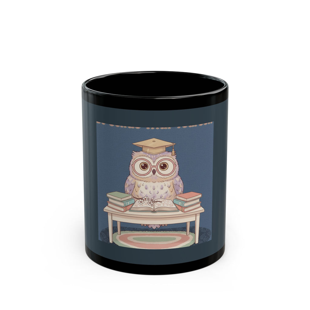Owl Black Mug 11oz – Be Gentle With Yourself