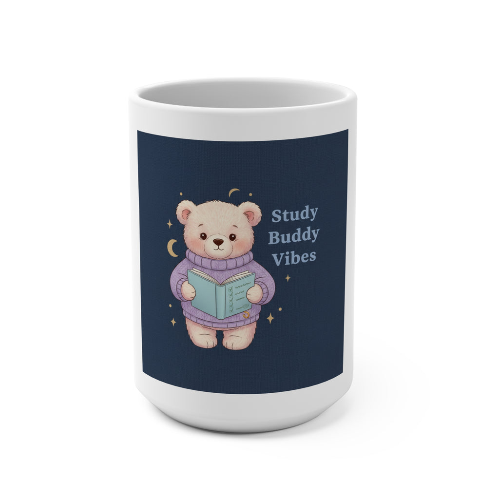 Bear Mug 15oz – Study Buddy Vibes