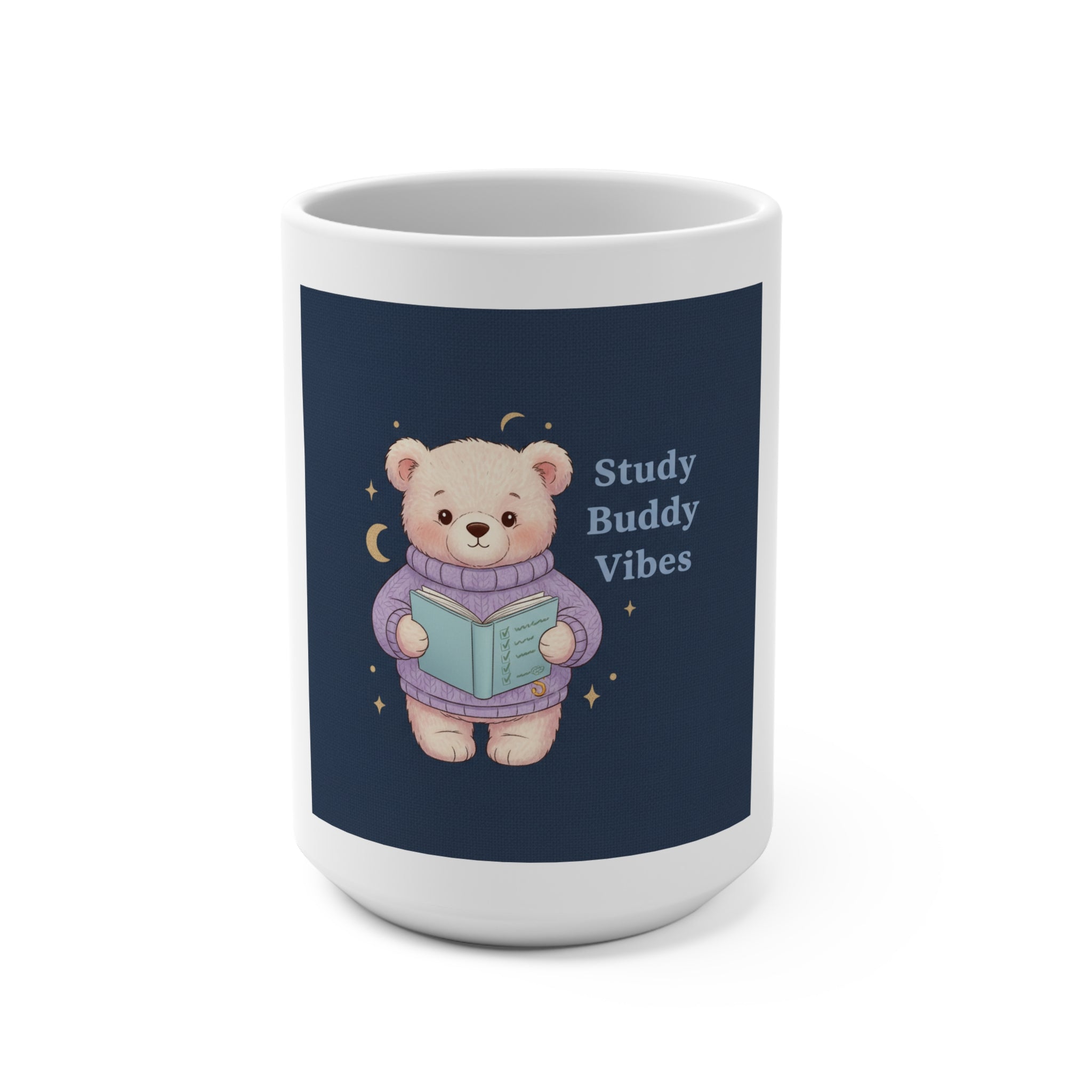 Bear Mug 15oz – Study Buddy Vibes