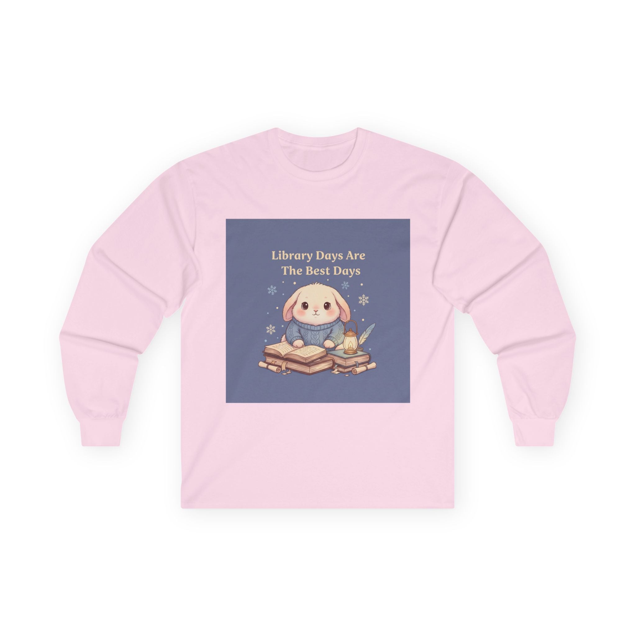 Bunny Long Sleeve Tee – Library Days Are the Best Days