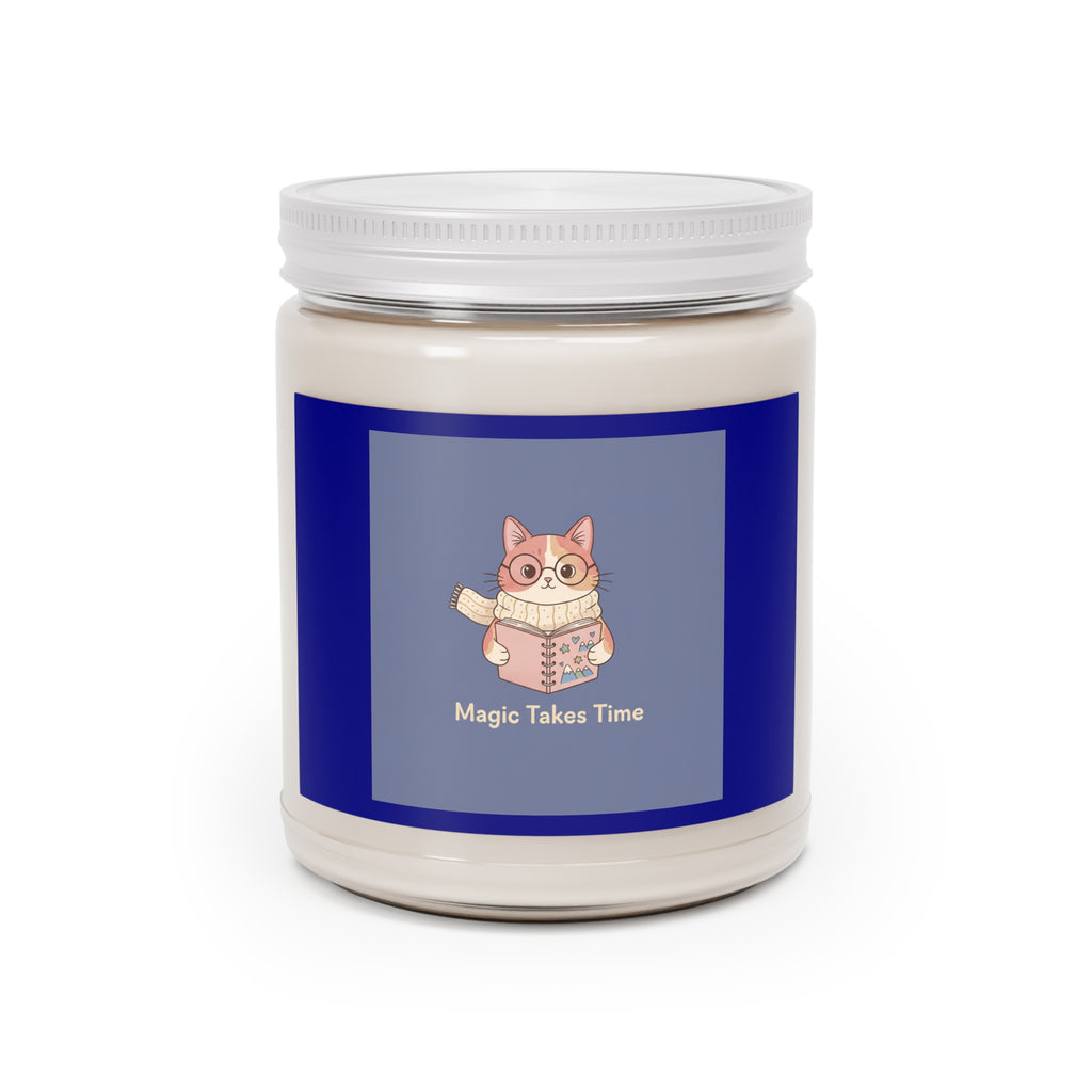 Cats With Glasses Scented Candle – Magic Takes Time