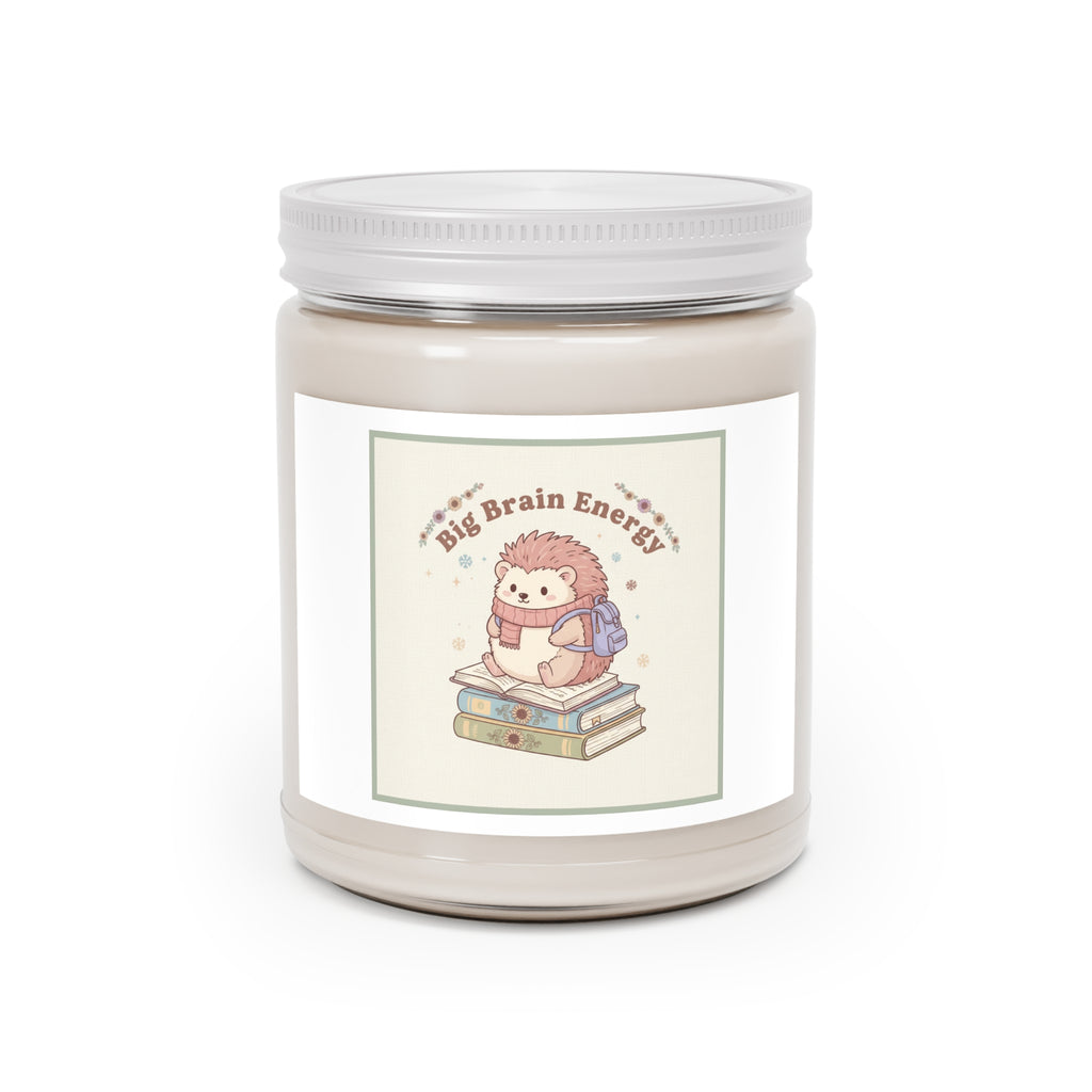 Big Brain Energy Hedgehog Scented Candle