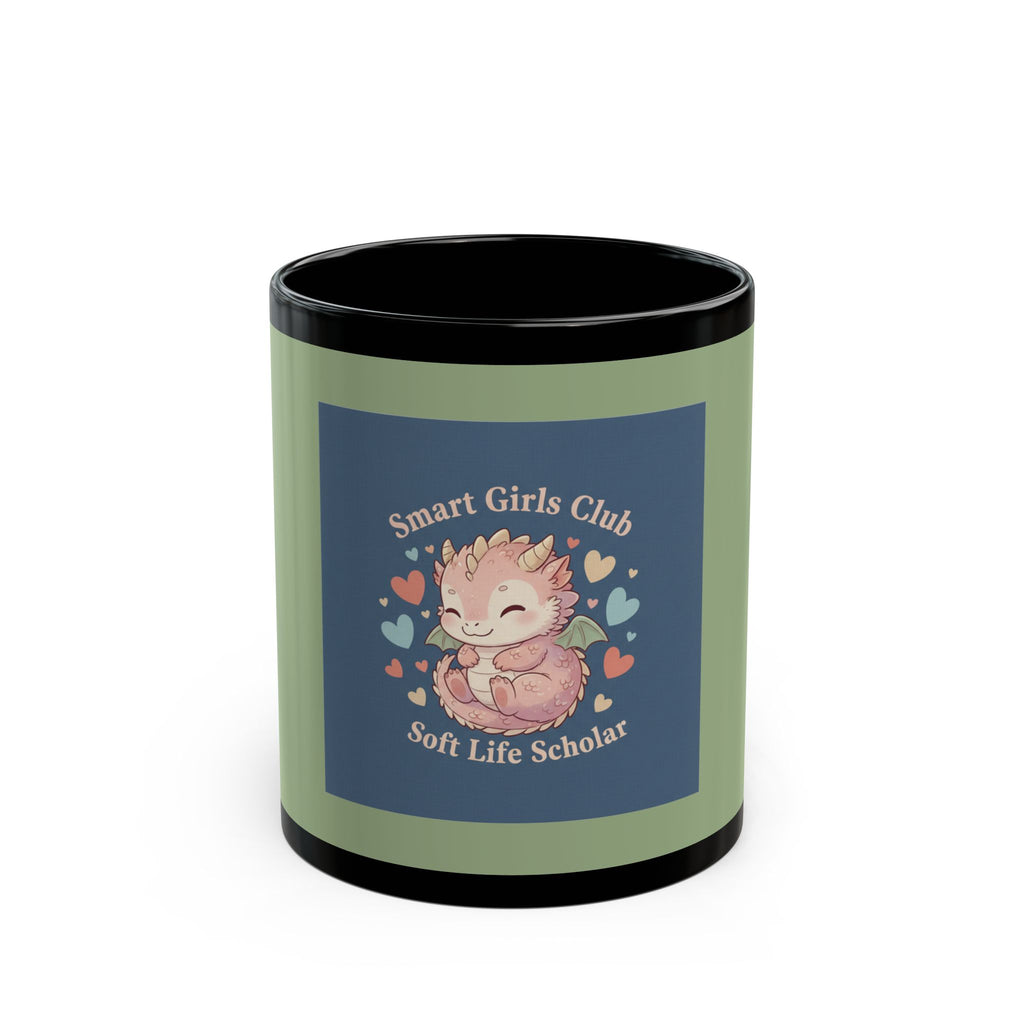 Dragon Black Mug 11oz – Smart Girls Club Soft Life Scholar