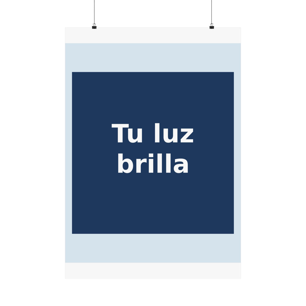 "Tu luz brilla" Black Cat Poster | Trendy Gift for Her | Lifestyle | KayKay Classics