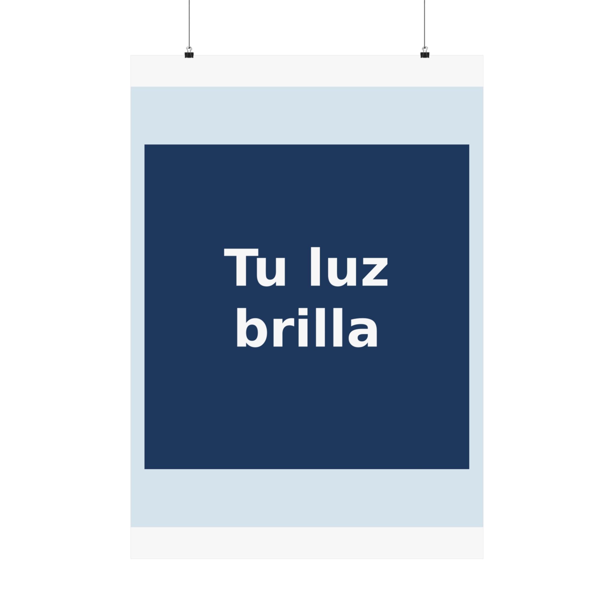 "Tu luz brilla" Black Cat Poster | Trendy Gift for Her | Lifestyle | KayKay Classics