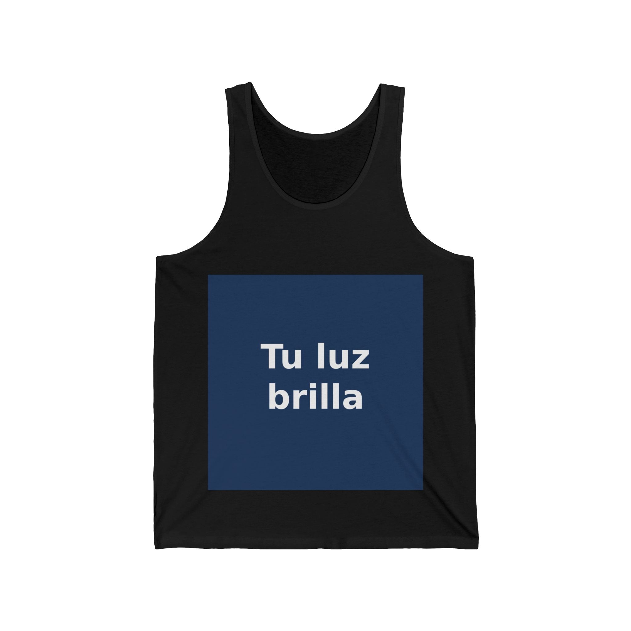 "Tu luz brilla" Black Cat Tank Top | College Girl Gift | Fashion | KayKay Classics