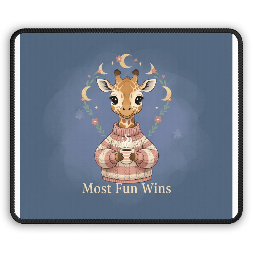 Giraffe Mouse Pad – Most Fun Wins