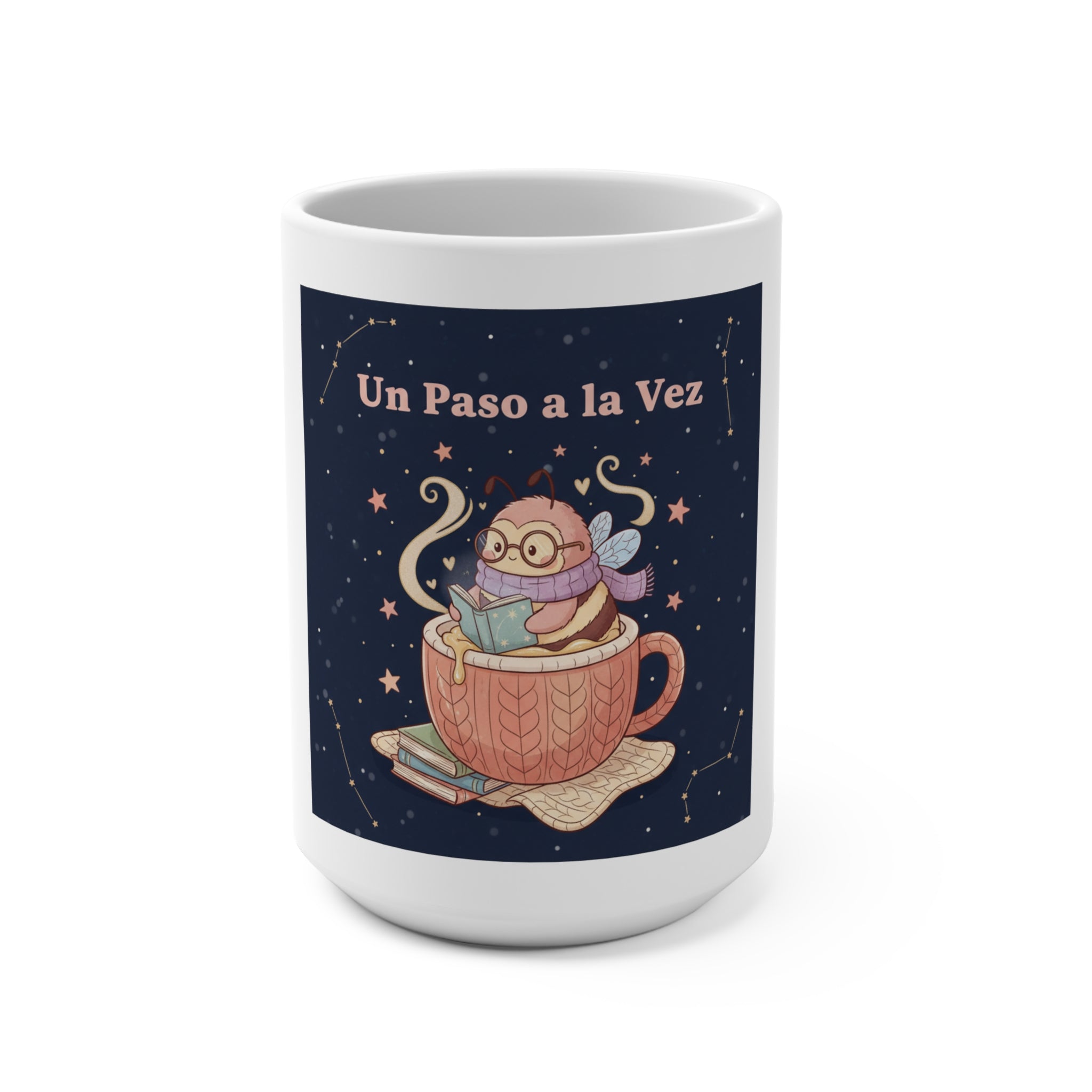 Honeybees Mug 15oz – Un Paso a la Vez