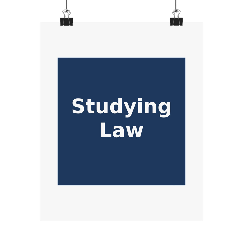 Studying Law - KayKay Poster