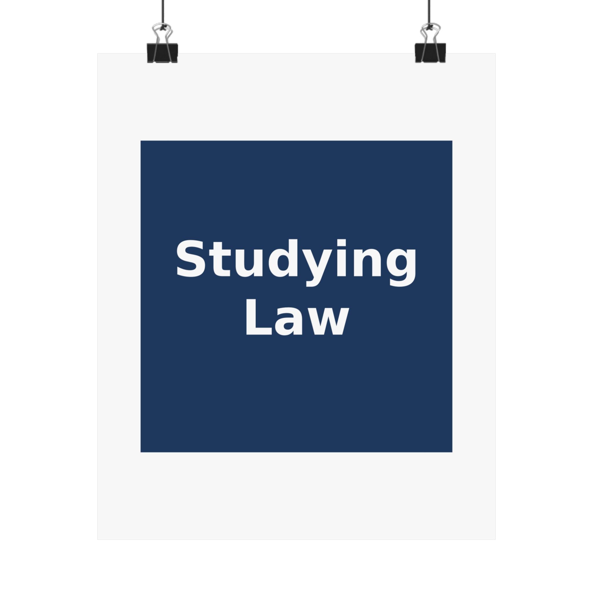 Studying Law - KayKay Poster