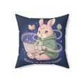 Rabbit Square Pillow – Making My Dreams Happen