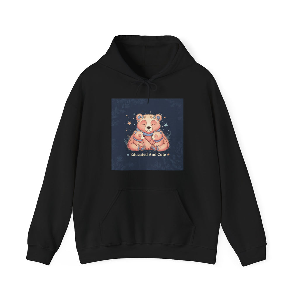 Educated And Cute Bear Hoodie