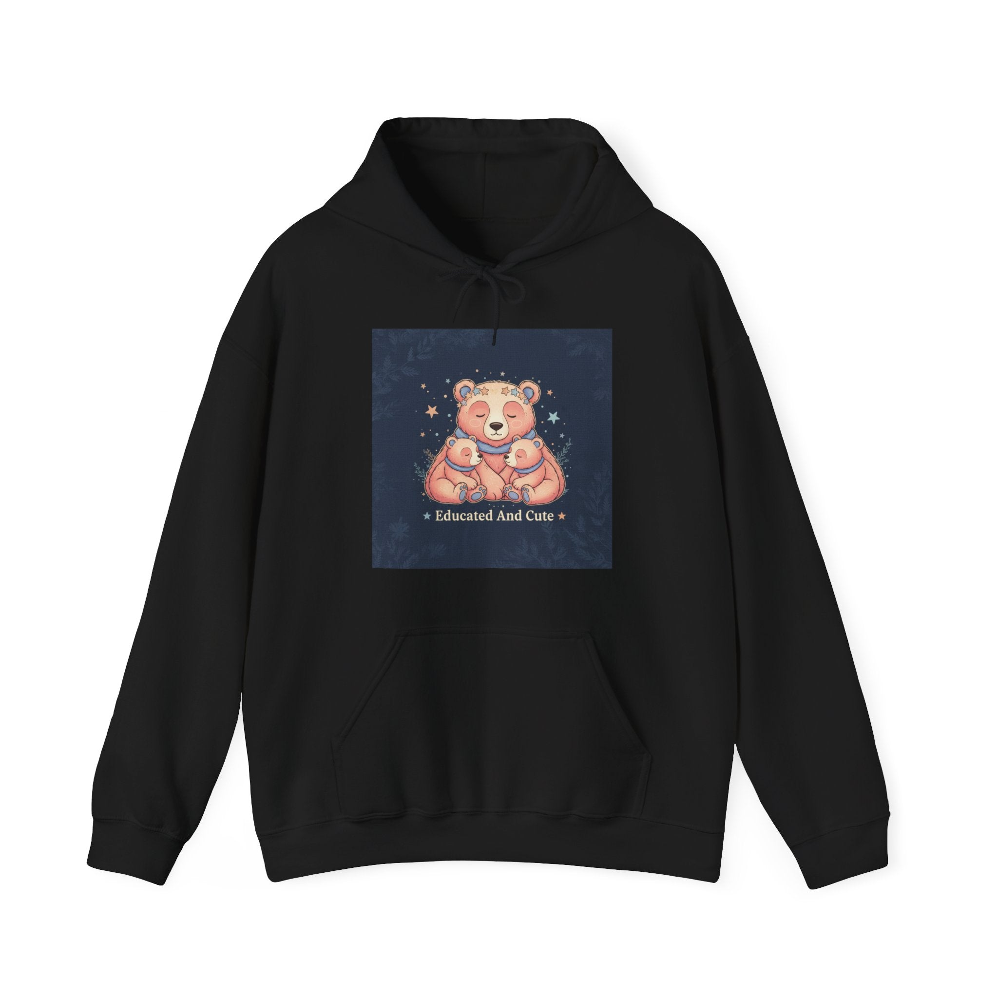 Educated And Cute Bear Hoodie