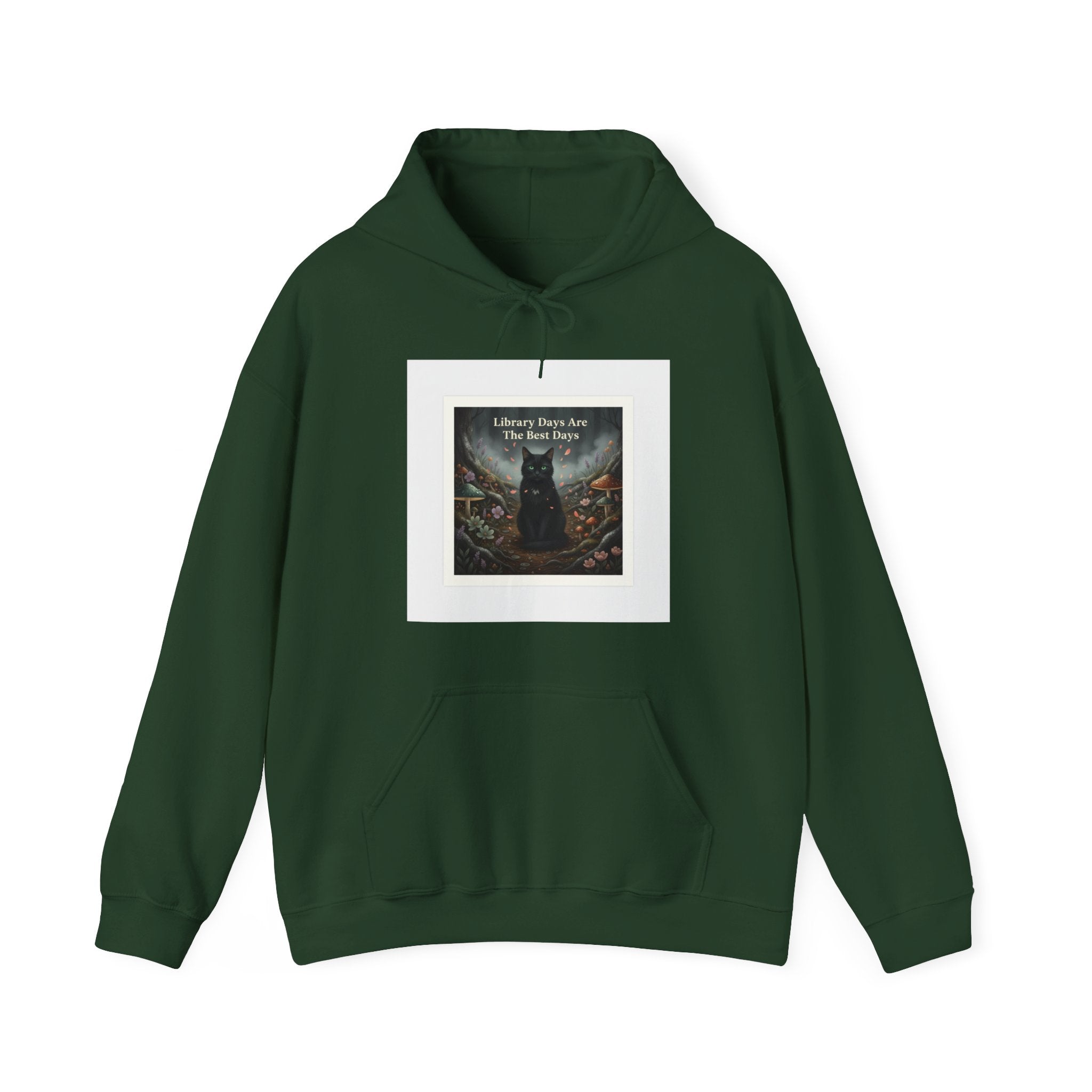 Cat Hoodie – Library Days Are the Best Days