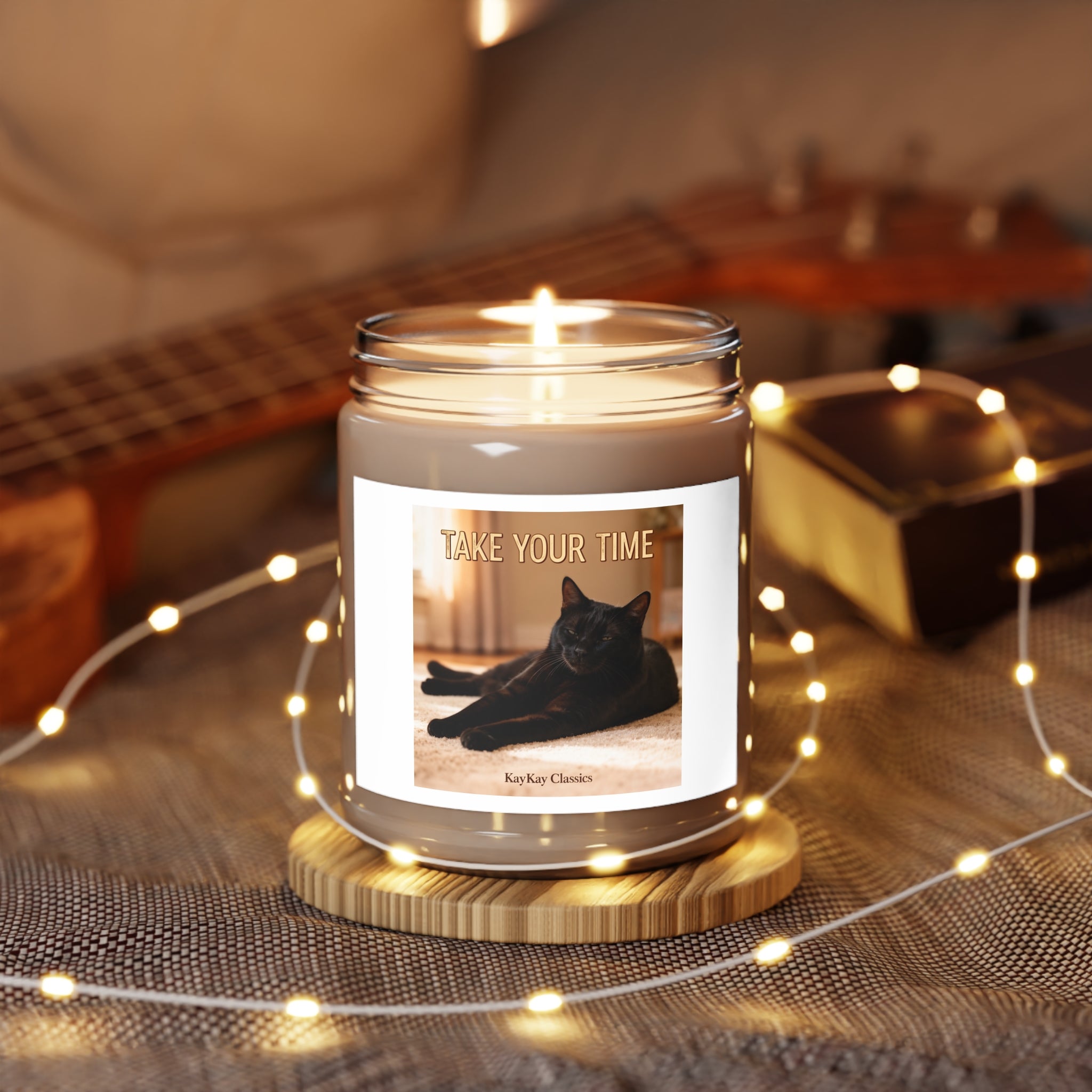 TAKE YOUR TIME Cat Scented Candle