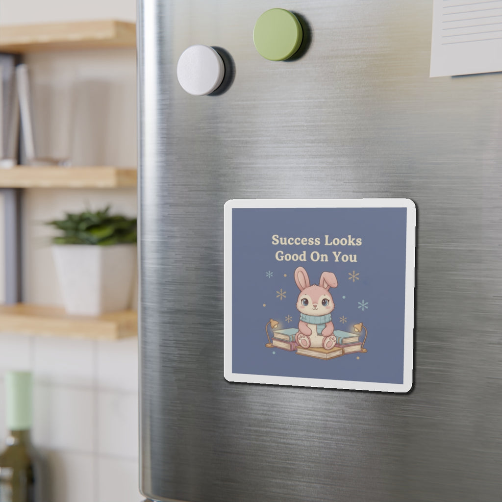 Rabbit Die-Cut Magnet – Success Looks Good on You