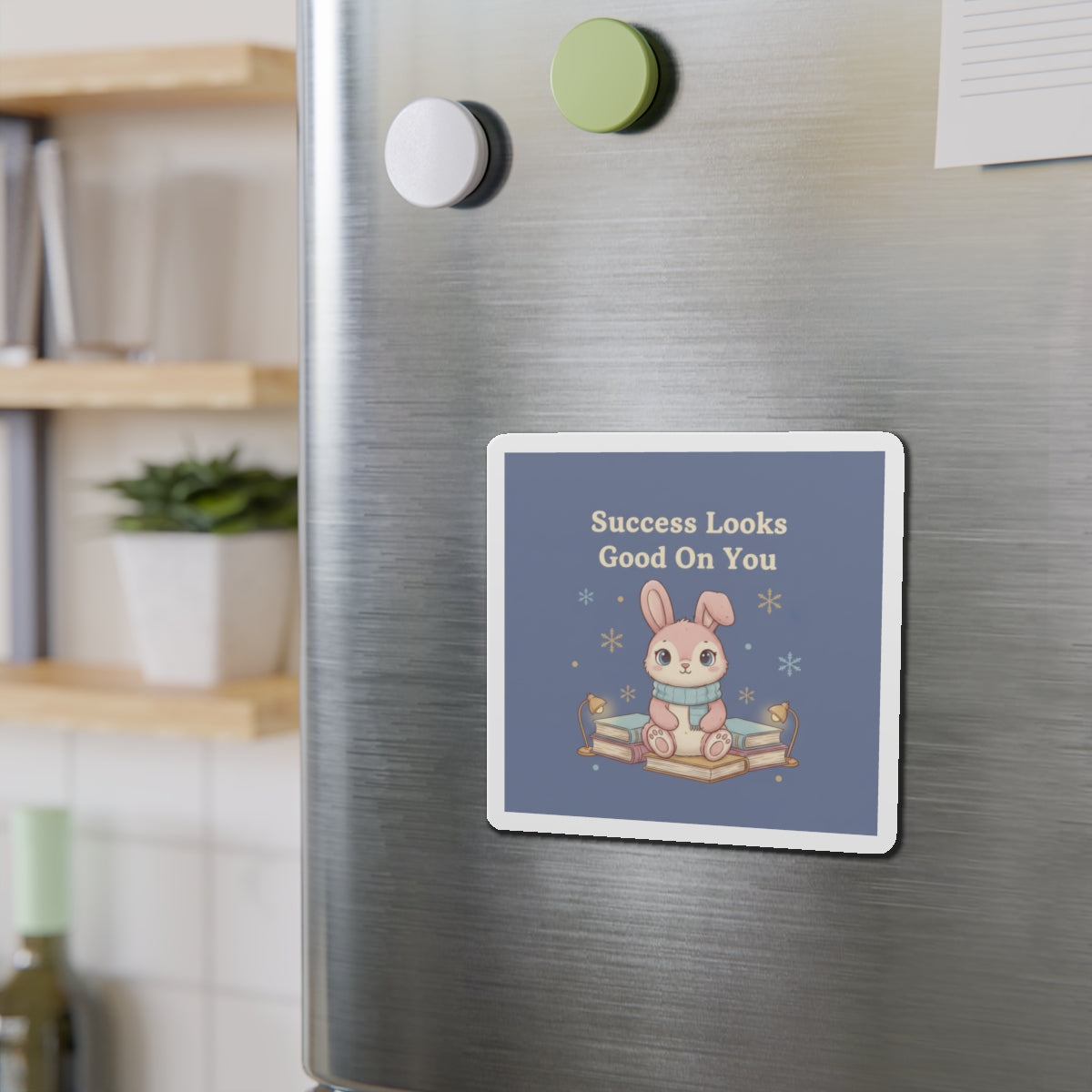 Rabbit Die-Cut Magnet – Success Looks Good on You