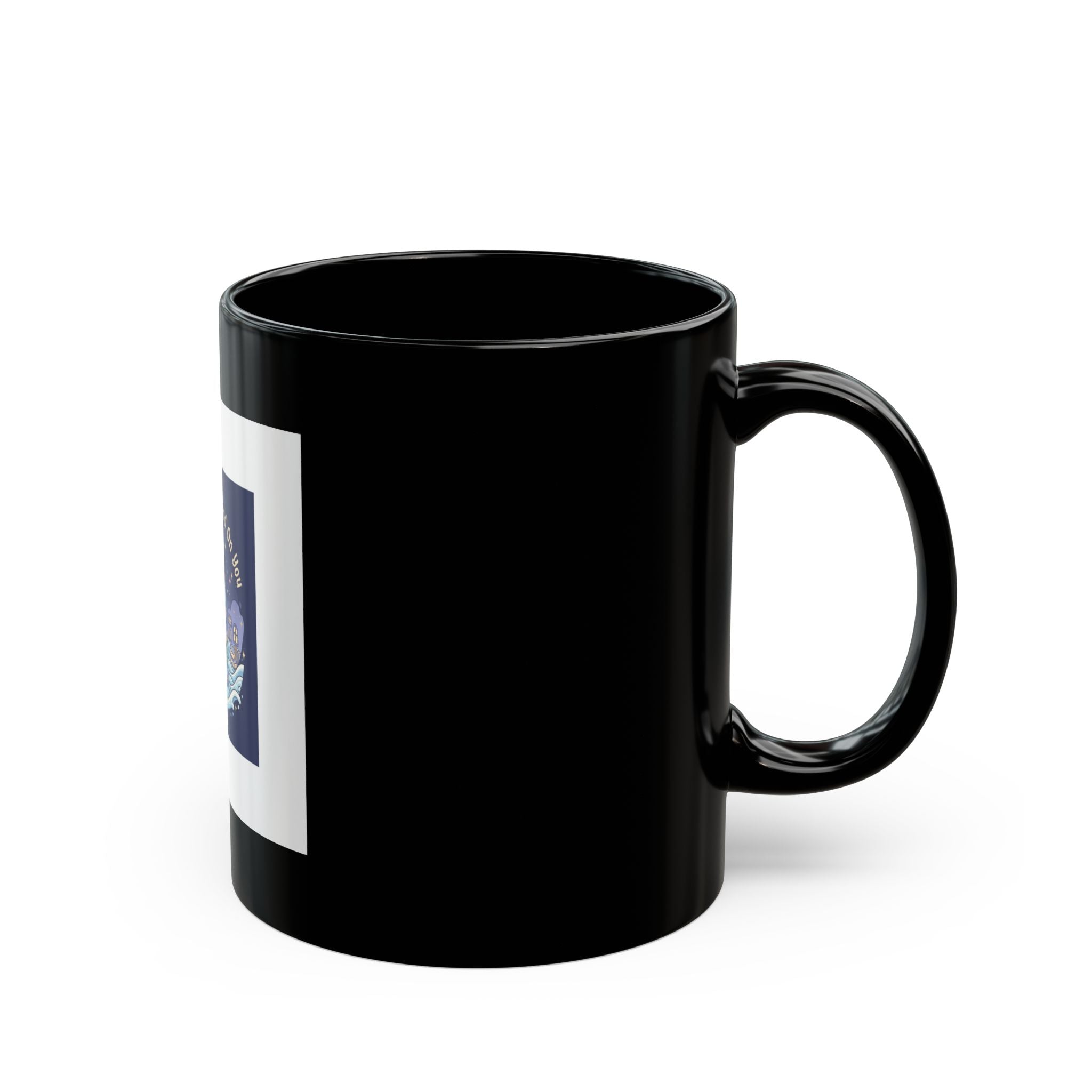 Bunny Black Mug 11oz – Success Looks Good on You