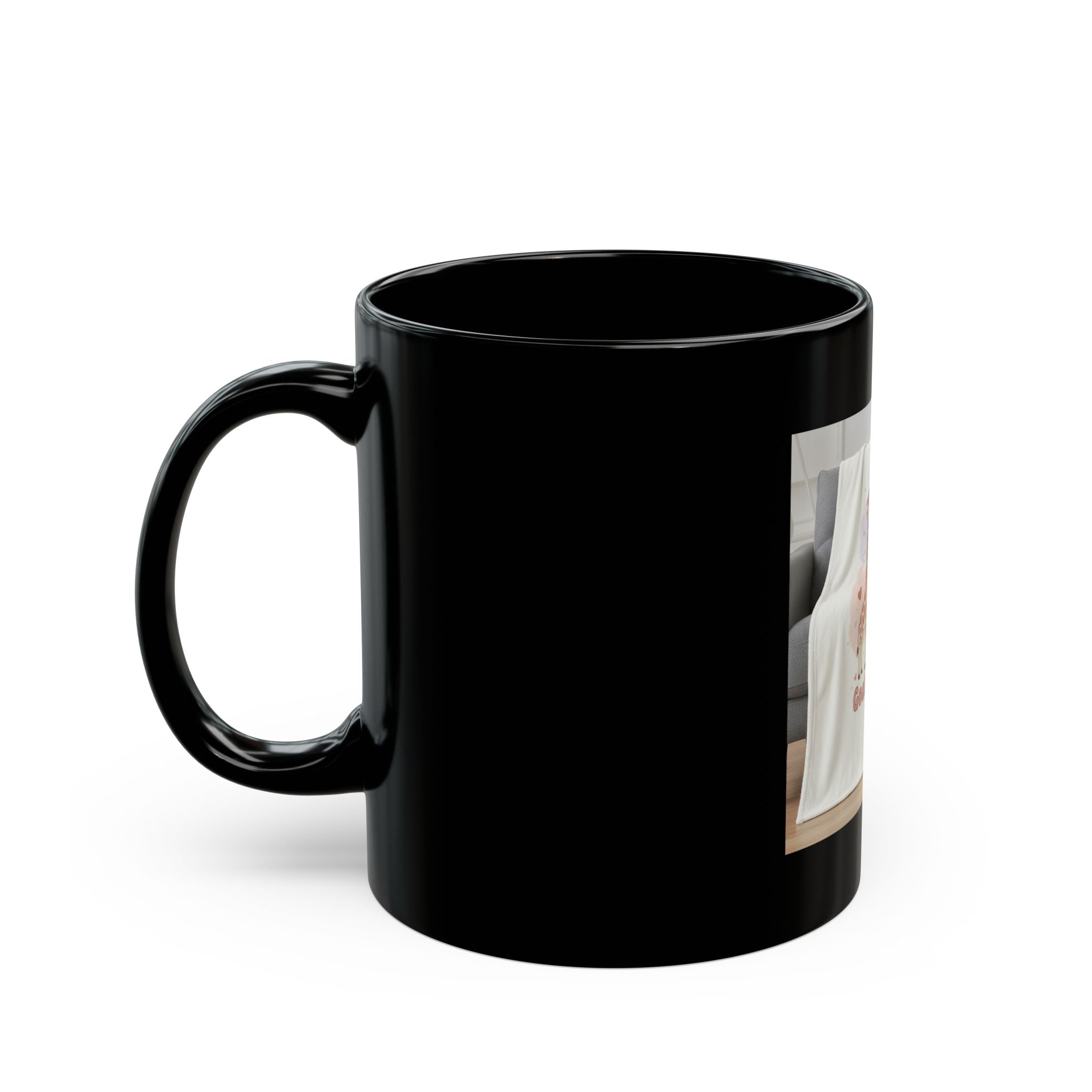 Goals On Goals Giraffe Black Mug 11oz