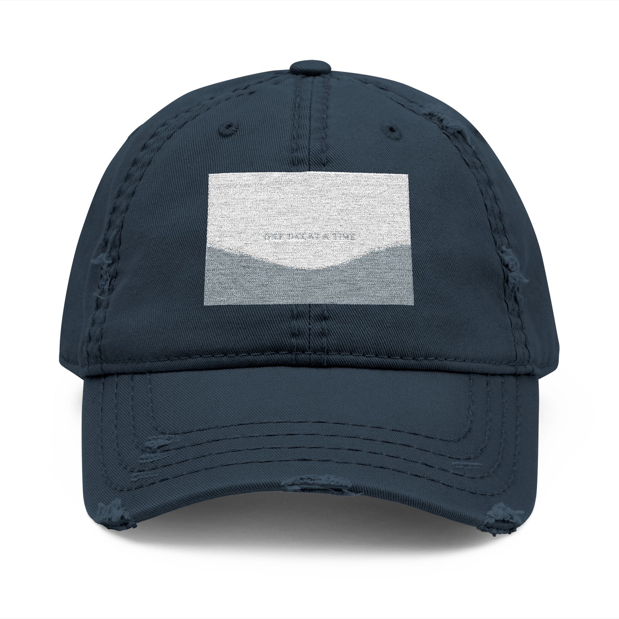 "ONE DAY AT A TIME" Black Cat Dad Hat | College Girl Gift | Fashion | KayKay Classics