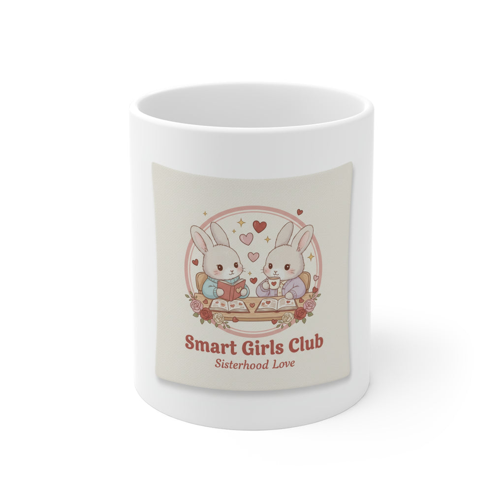 Smart Girls Club Sisterhood Love Rabbit Mug 11oz