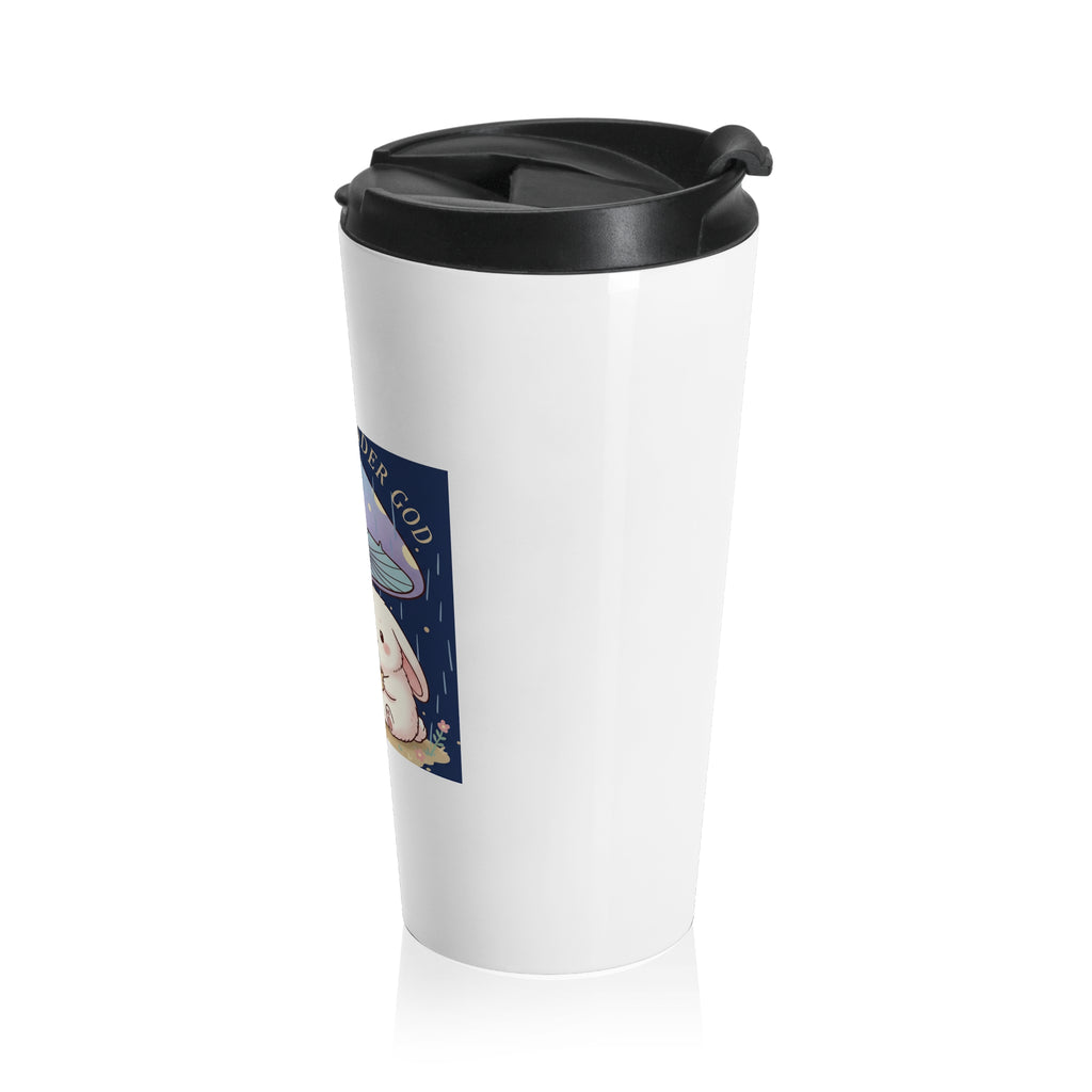 Two Cute Bunnies Travel Mug – One Nation Under God