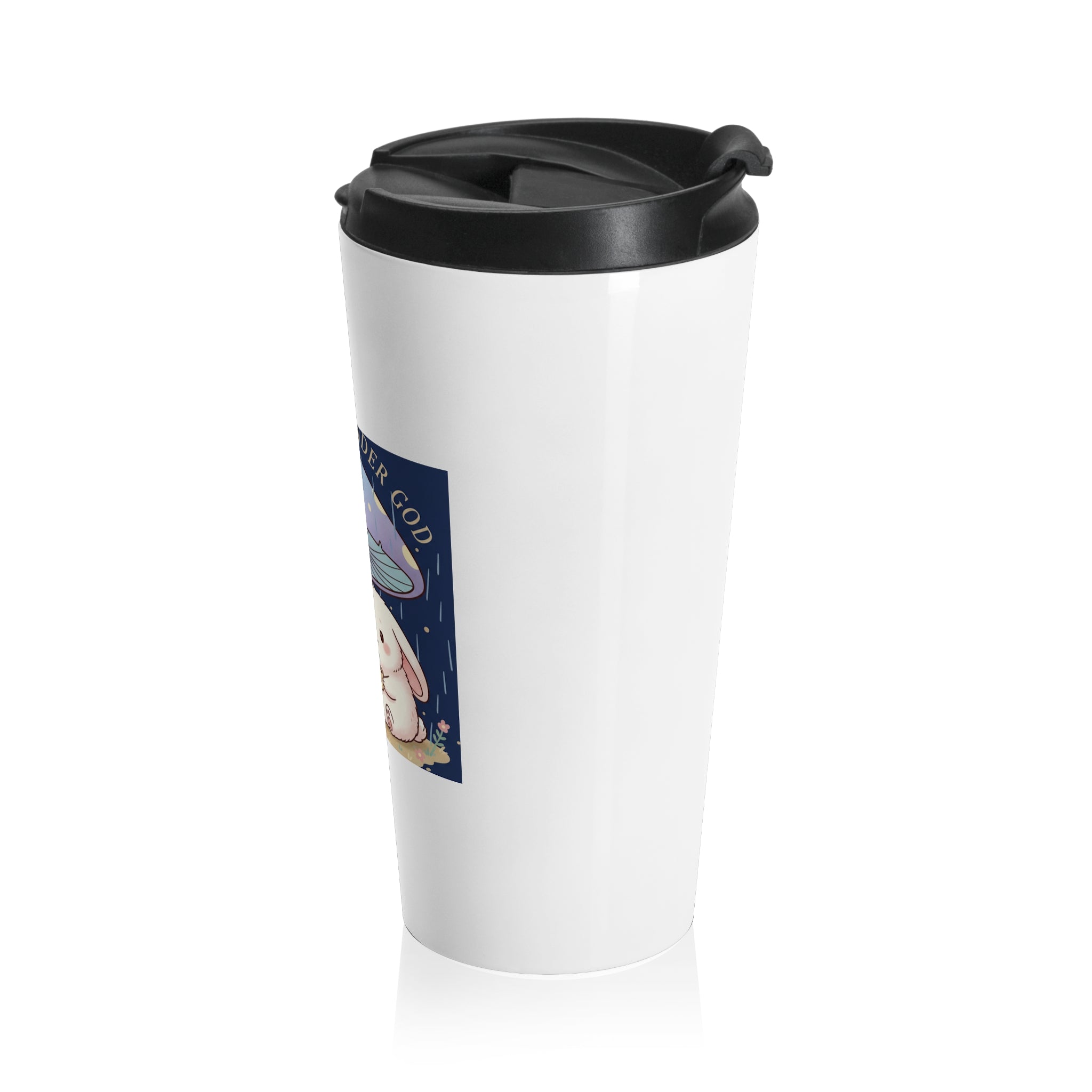 Two Cute Bunnies Travel Mug – One Nation Under God