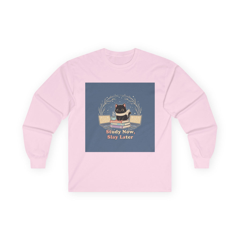 Study Now Slay Later Long Sleeve Tee