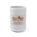 Stressed Blessed And Coffee Obsessed Cardinal Mug 15oz