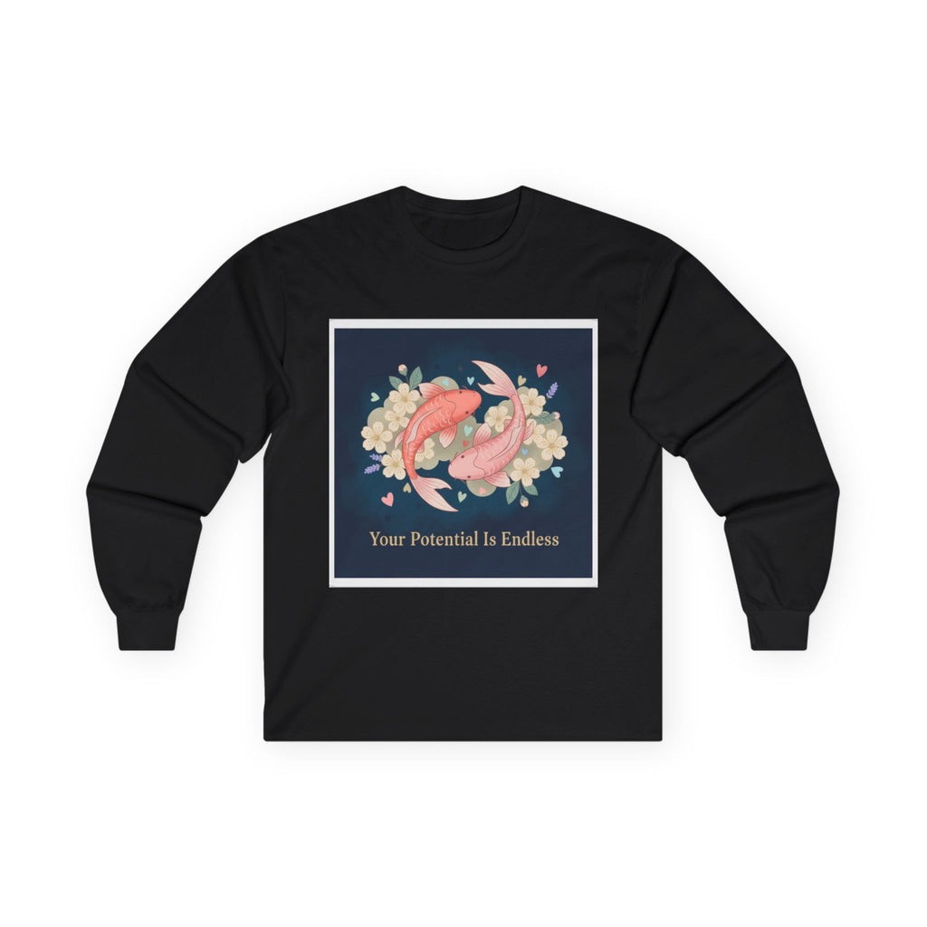 Koi Long Sleeve Tee – Your Potential is Endless