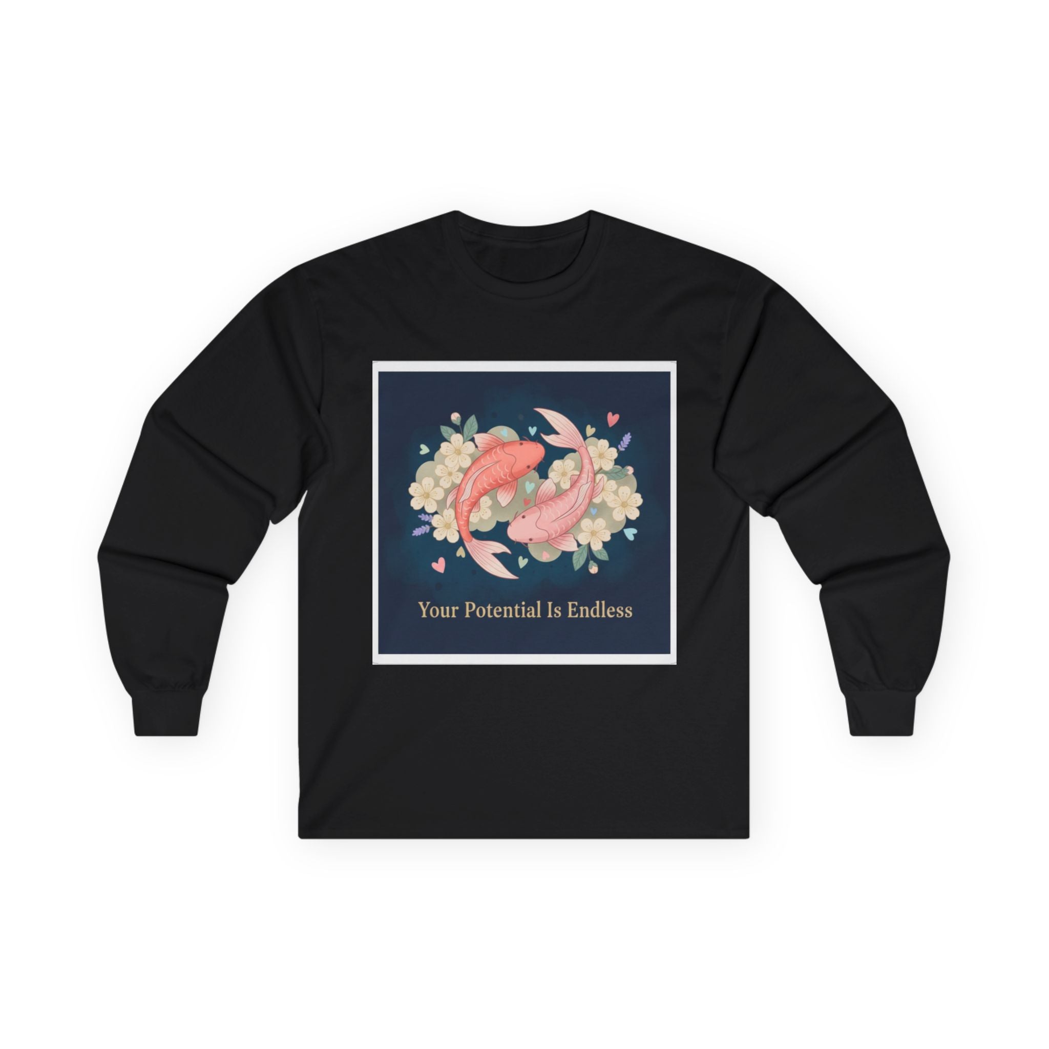 Koi Long Sleeve Tee – Your Potential is Endless