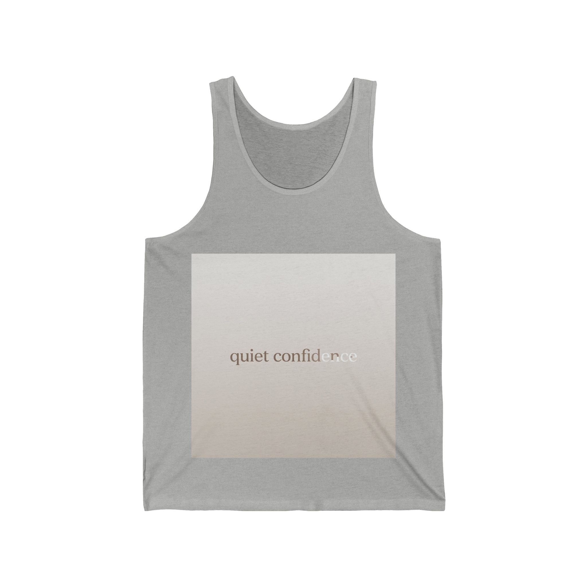 quiet confidence Tank Top