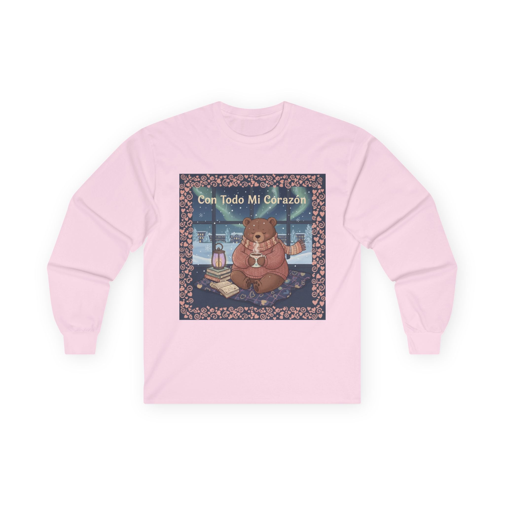 Bear Long Sleeve Tee – Con Todo Mi Corazn