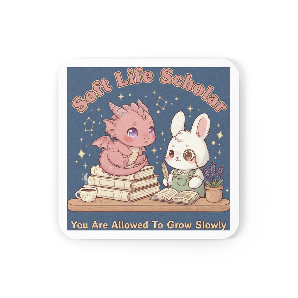 Dragon Cork Coaster – Soft Life Scholar You Are Allowed to Gro