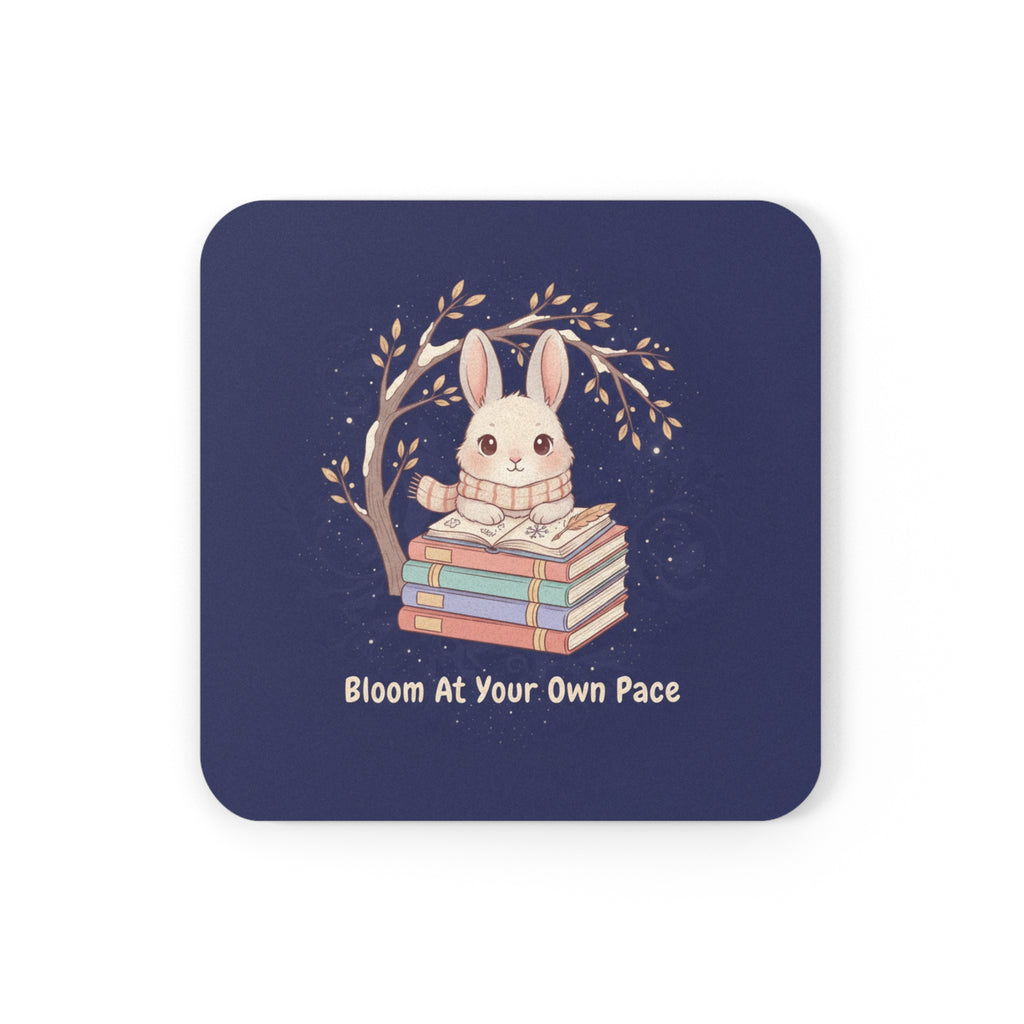 Rabbit Cork Coaster – Bloom at Your Own Pace