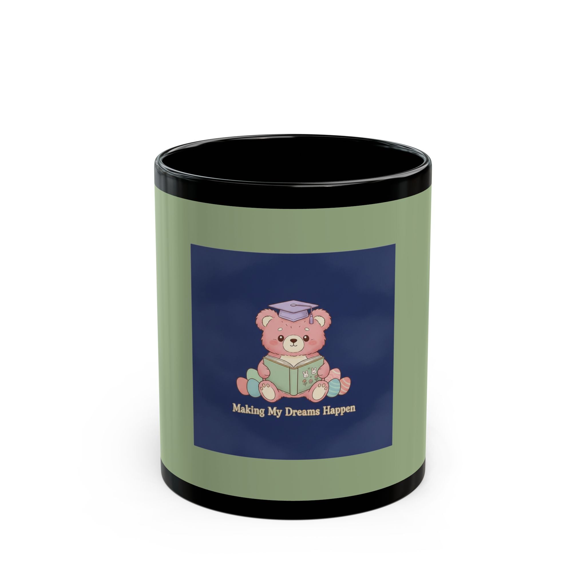 Bear Black Mug 11oz – Making My Dreams Happen