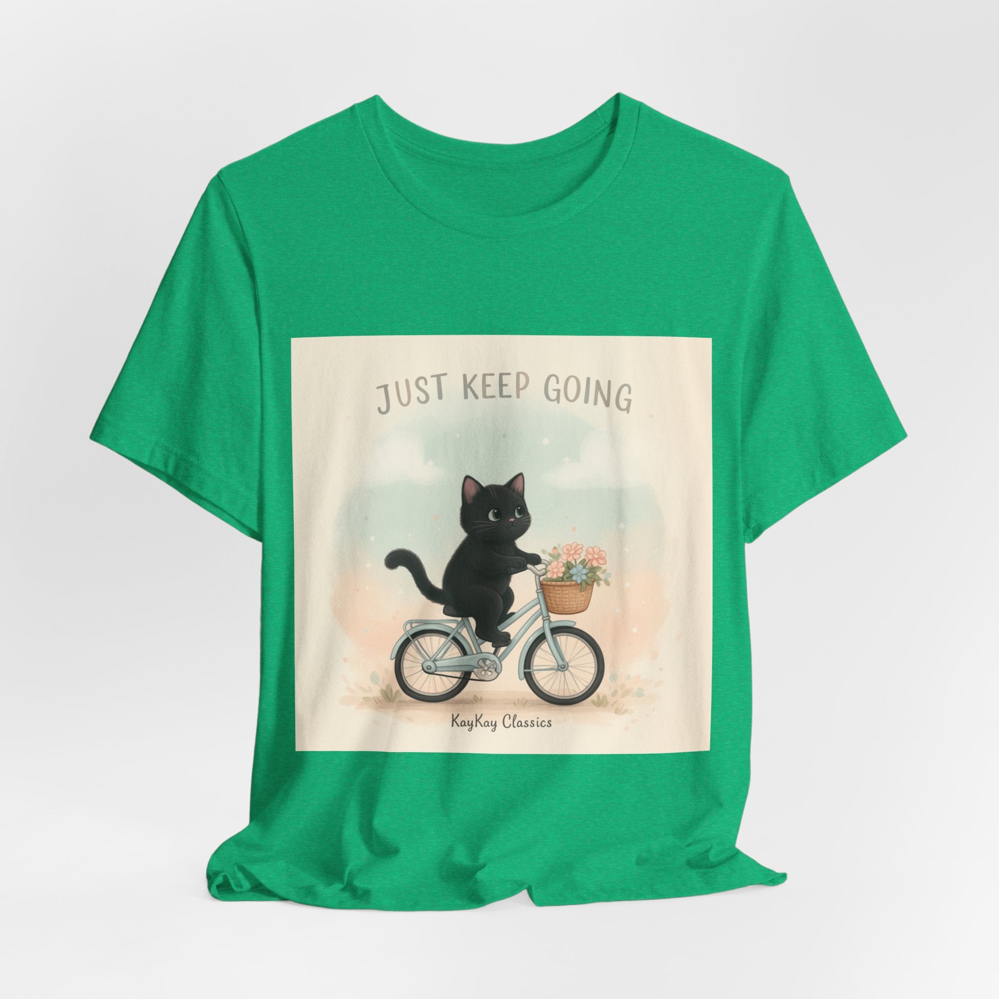 "Design" Black Cat Women Tee | College Girl Gift | Fashion | KayKay Classics