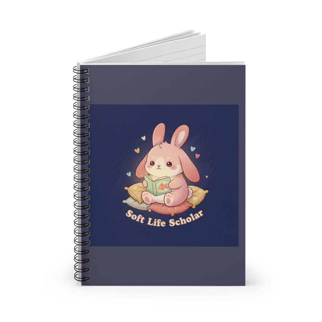 Bunny Spiral Notebook – Soft Life Scholar