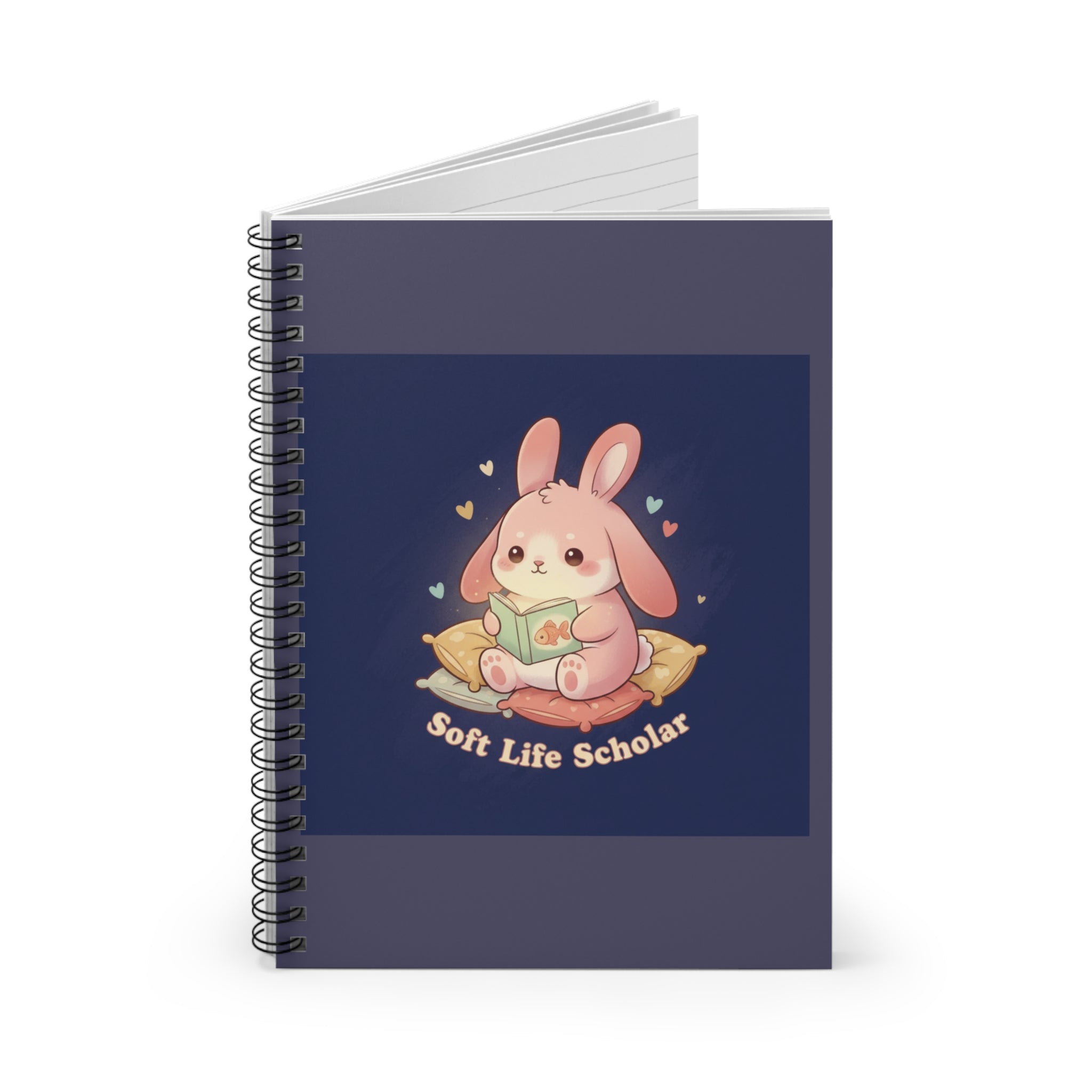 Bunny Spiral Notebook – Soft Life Scholar