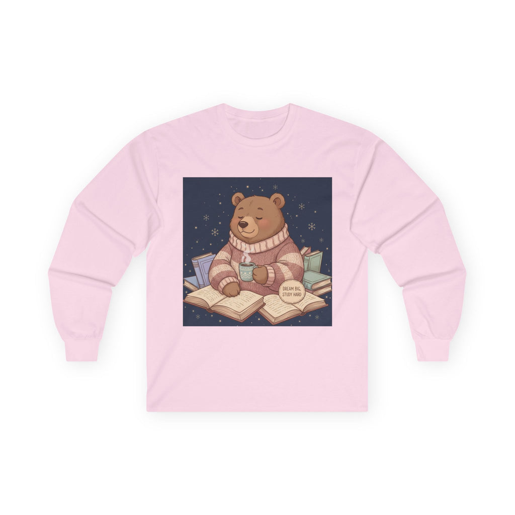 Bear Long Sleeve Tee – Dream Big Study Hard