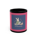 Rabbit Black Mug 11oz – Still Becoming
