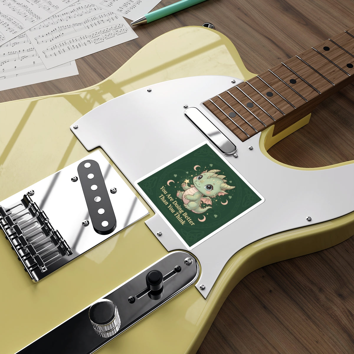 Dragon Die-Cut Sticker – You Are Doing Better Than You Think