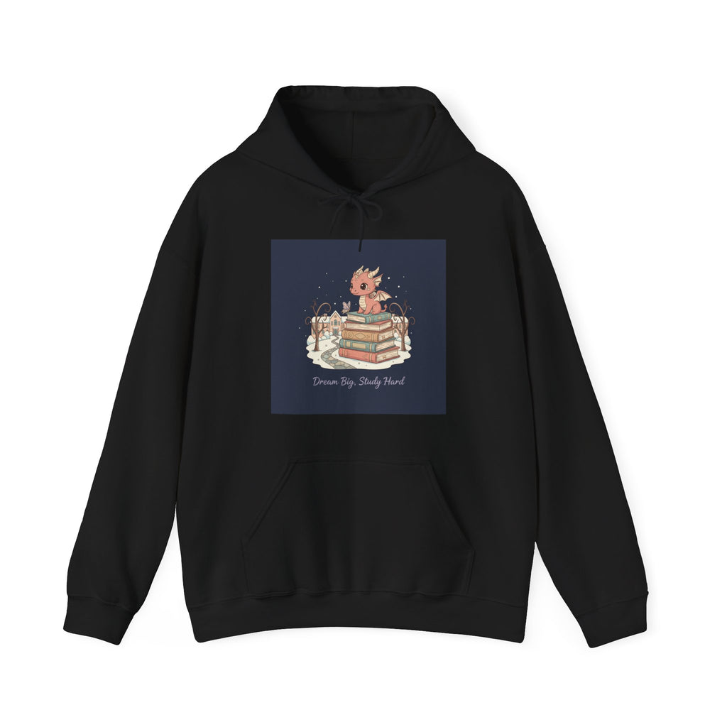 Dream Big, Study Hard Dragon Hoodie