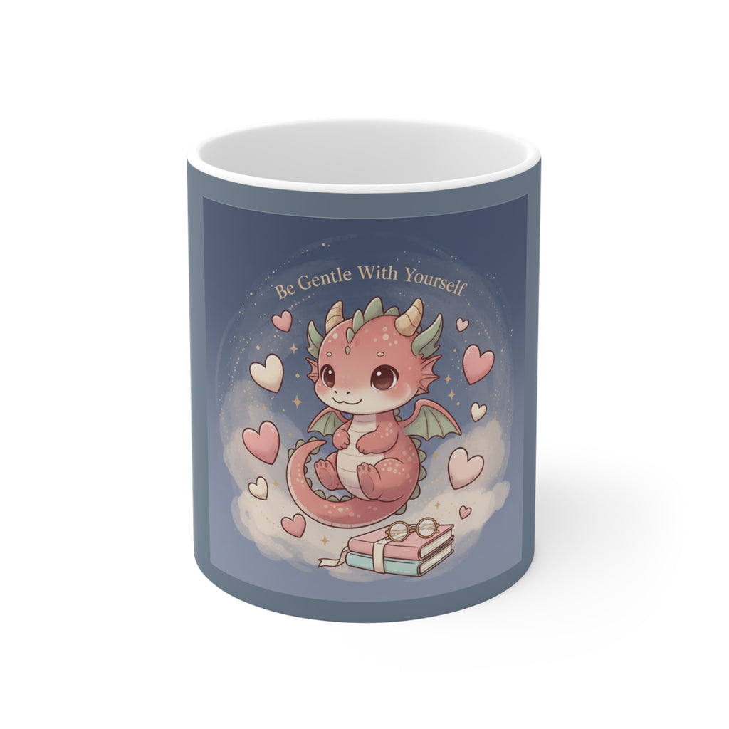 Cats With Glasses Mug 11oz – Be Gentle With Yourself