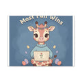 Giraffe Canvas Print – Most Fun Wins