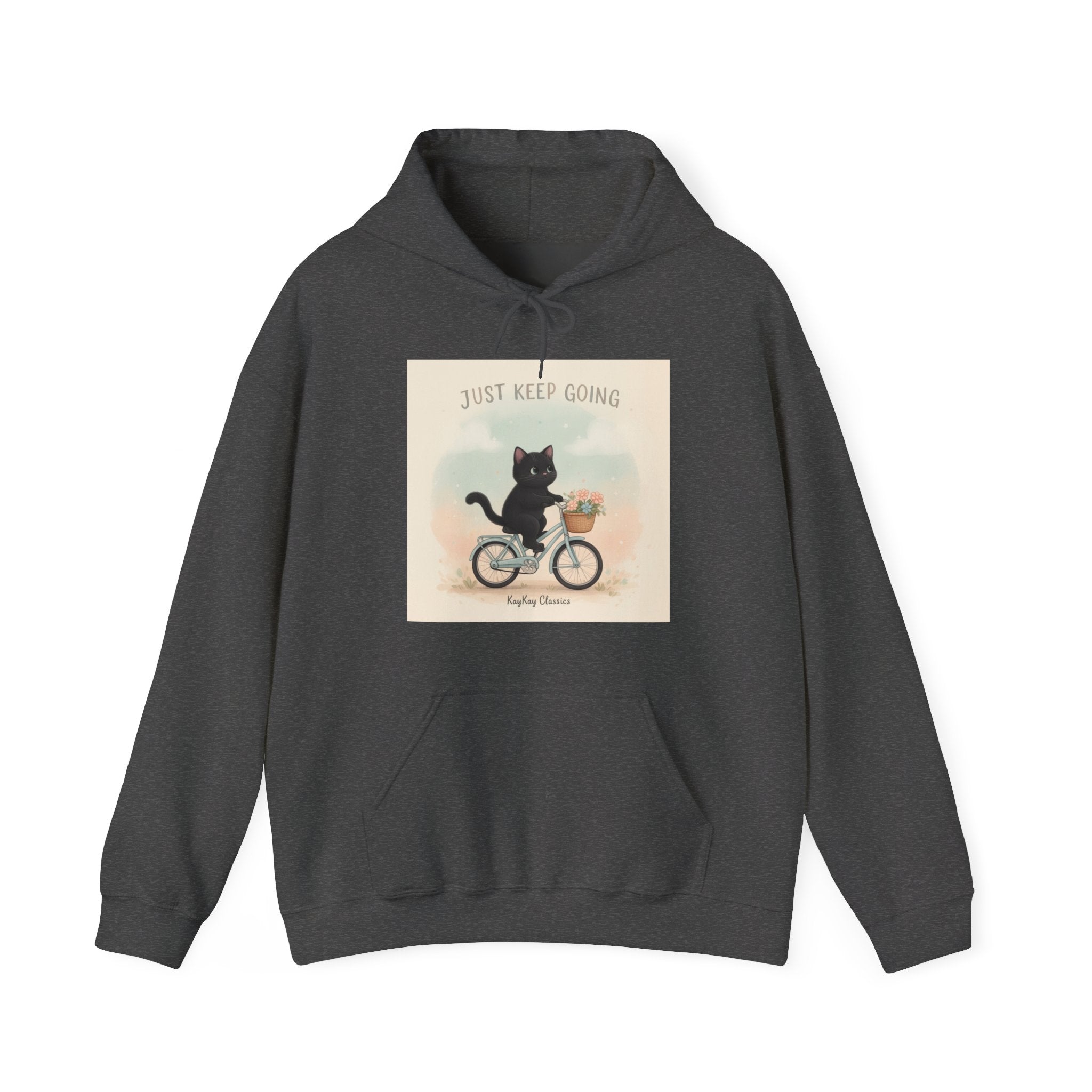 JUST KEEP GOING Cat Hoodie