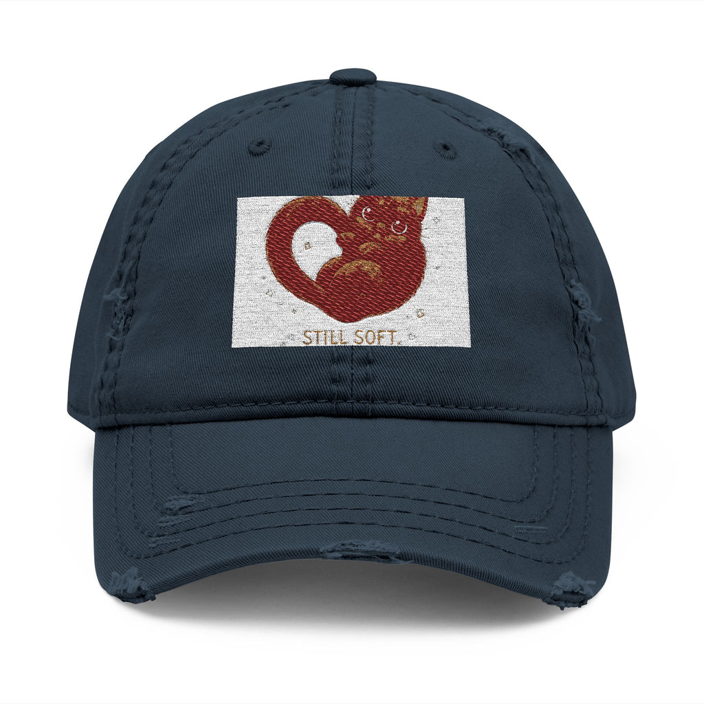"STILL SOFT. STILL LOVING" Black Cat Dad Hat | College Girl Gift | Fashion | KayKay Classics