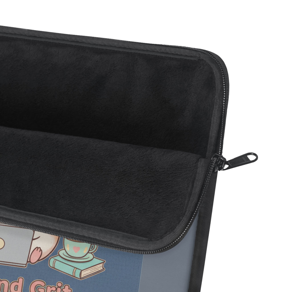 Hamster With Laptop Laptop Sleeve – You Are Allowed to Grow Slowly Grace and