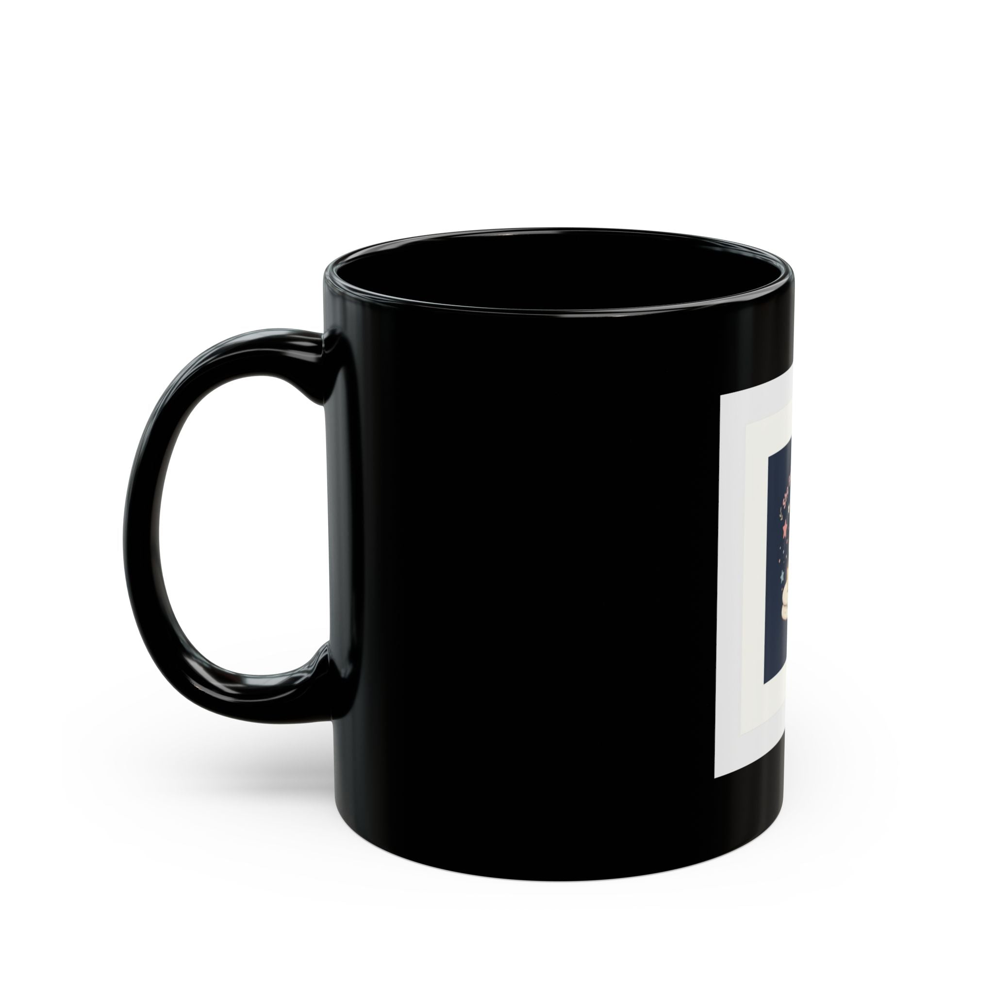Bear Black Mug 11oz – She Believed She Could